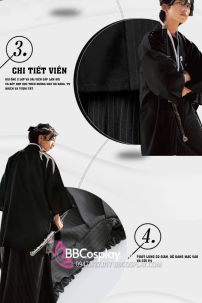 Kimono Nam Phong Cách Samurai - Đồ Nhật Bản