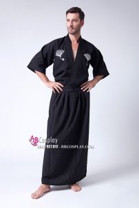 Kimono Nam Phong Cách Samurai - Đồ Nhật Bản