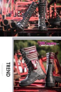 Giày Boot Nam Châu Âu Cổ Cao