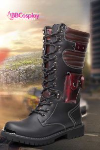 Giày Boot Nam Châu Âu Cổ Cao