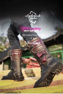 Giày Boot Nam Châu Âu Cổ Cao