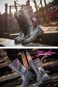 Giày Boot Nam Châu Âu Cổ Cao