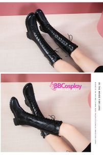 Giày Boot Đen Cổ Cao Size 42