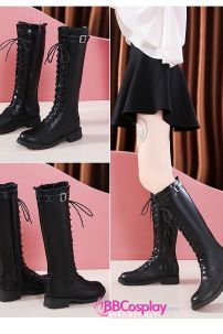 Giày Boot Đen Cổ Cao Size 42