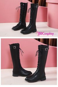 Giày Boot Đen Cổ Cao Size 42