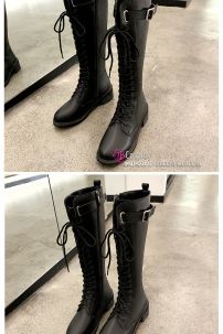Giày Boot Đen Cổ Cao Size 42