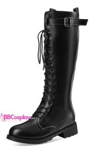 Giày Boot Đen Cổ Cao Size 42