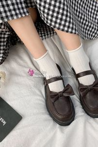 Giày Nữ Sinh Nâu Hạt Dẻ Size 38