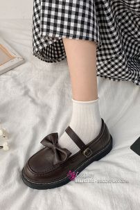 Giày Nữ Sinh Nâu Hạt Dẻ Size 38