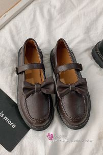 Giày Nữ Sinh Nâu Hạt Dẻ Size 38