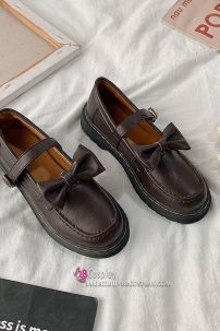 Giày Nữ Sinh Nâu Hạt Dẻ Size 38
