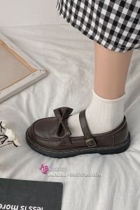 Giày Nữ Sinh Nâu Hạt Dẻ Size 38