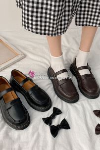 Giày Nữ Sinh Nâu Hạt Dẻ Size 38