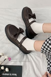 Giày Nữ Sinh Nâu Hạt Dẻ Size 38