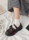 Giày Nữ Sinh Nâu Hạt Dẻ Size 38