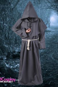 Trang Phục Pháp Sư Phù Thủy Xám