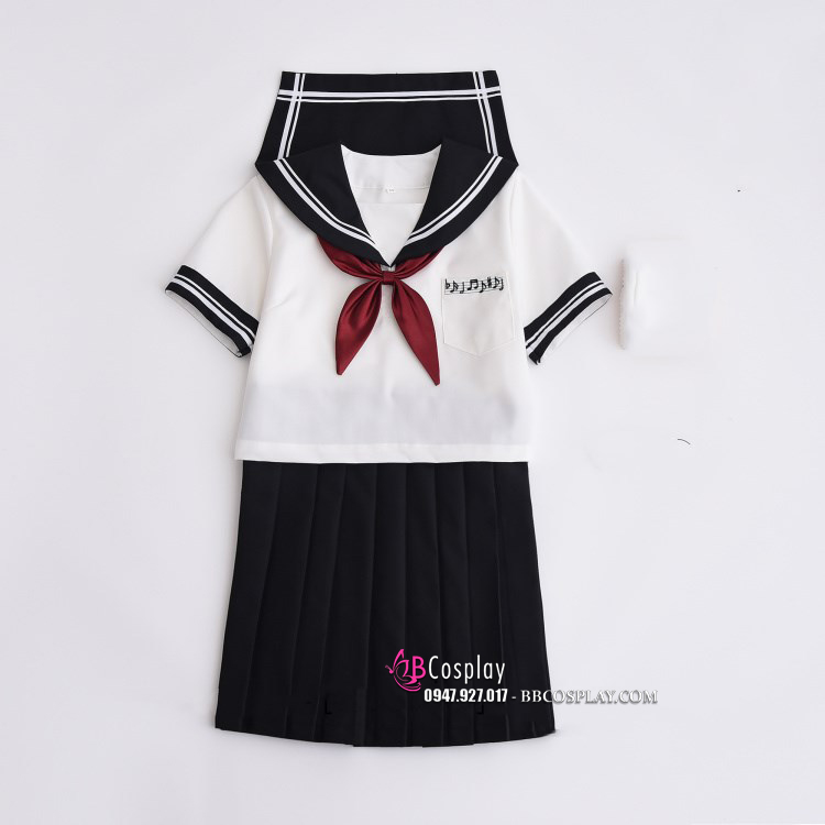 Bộ đồng phục nữ sinh Nhật Bản Nhật Bản D025 Chỉ váy - Chân váy |  ThờiTrangNữ.vn