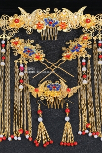 Bộ Trâm Cài Bướm Hoa