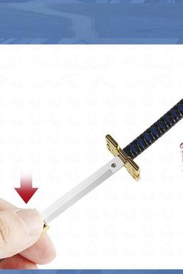 Mô Hình Móc Khóa Kiếm Tomioka Giyuu - Kimetsu No Yaiba 22cm