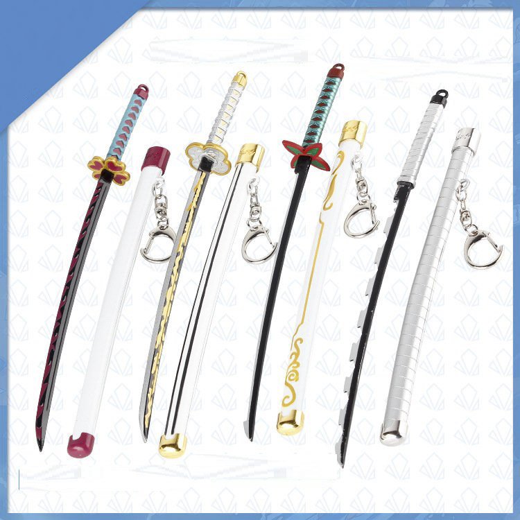 Mô Hình Móc Khóa Kiếm Tomioka Giyuu - Kimetsu No Yaiba 22cm