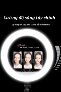 ĐÈN LIVE STREAM 54CM Hàng Chuẩn Xịn Cực Sáng Live Facebook, Tiktok, Bigo, Spa