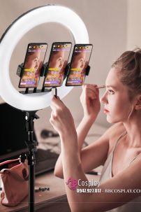 ĐÈN LIVE STREAM 54CM Hàng Chuẩn Xịn Cực Sáng Live Facebook, Tiktok, Bigo, Spa