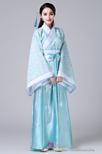 Trang Phục Nhà Tần Áo Xanh Váy Xanh Ngọc
