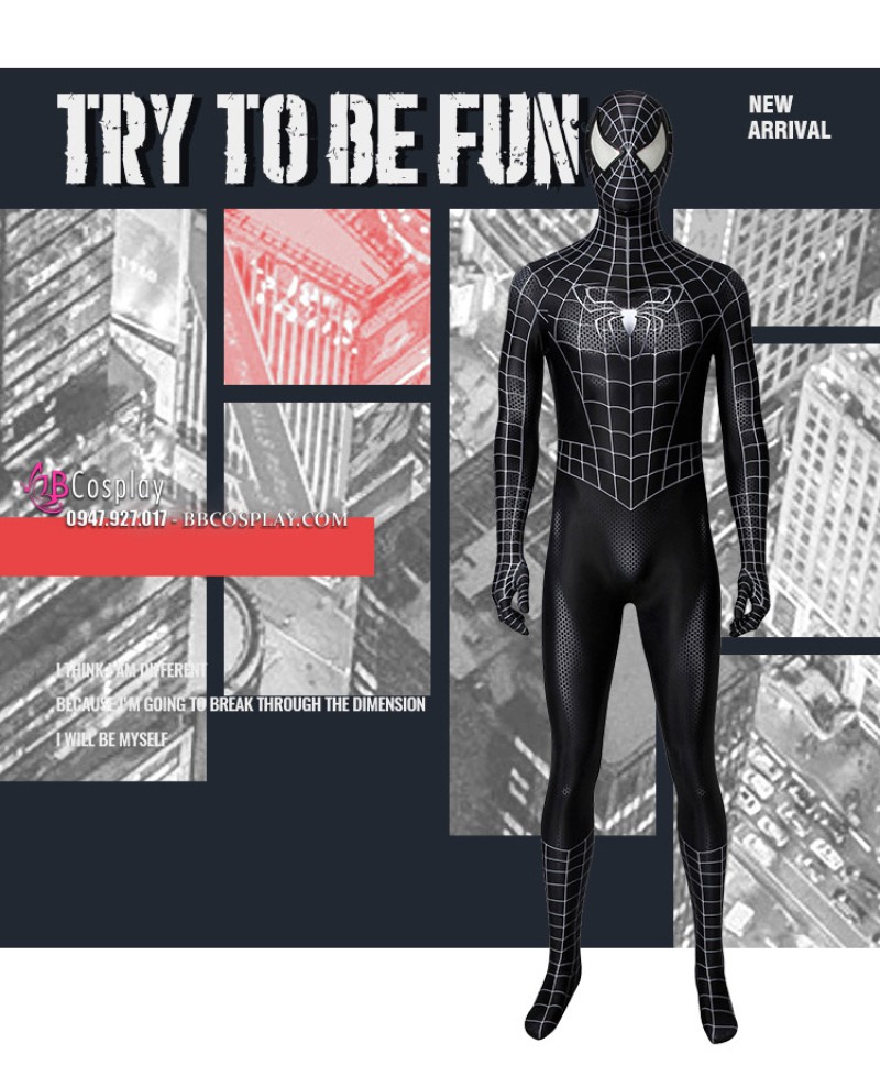 Trang phục người nhện Black Suit