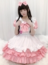 Đồ Maid Pastel Hồng