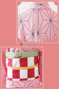 Trang Phục Cosplay Hóa Trang Nezuko Kamado Kimetsu No Yaiba