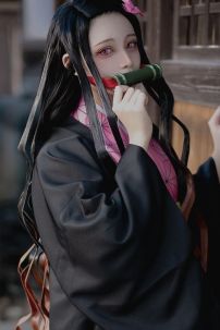 Trang Phục Cosplay Hóa Trang Nezuko Kamado Kimetsu No Yaiba