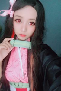 Trang Phục Cosplay Hóa Trang Nezuko Kamado Kimetsu No Yaiba