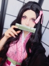 Đồ Cosplay Hóa Trang Nezuko Kamado Kimetsu No Yaiba