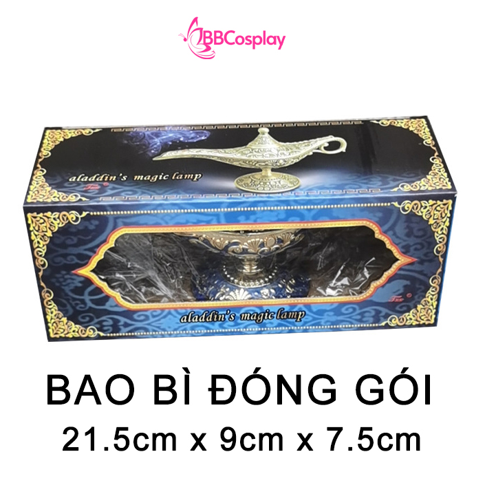 Đèn Thần Aladin Kim Loại Xịn Xò - Màu Xanh Dương