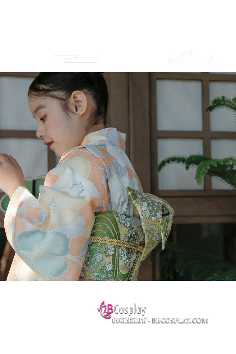 Kimono Bé Gái Chuẩn Nhật (HÀNG ORDER)