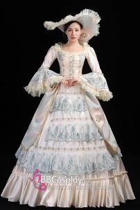 Đầm Bá Tước Nữ Hoàng Victoria Hoàng Tộc Châu Âu 15Th