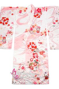 Kimono Nhật Bản Hoa Anh Đào Pastel