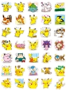 Bộ Sticker Hình Pikachu - Bộ 80 Cái