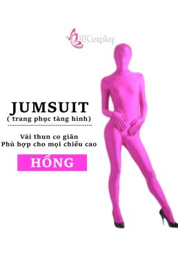 Jumpsuit Hồng - Đồ Liền Thân Hồng