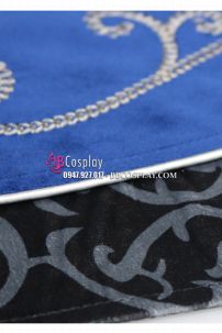 Vest Nhung Xanh Phối Đen Đuôi Tôm