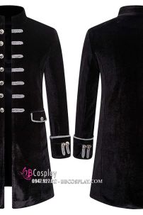 Vest Napoleon Đen Nhung