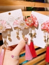 Kanzashi Cài Tóc Nhật Quạt Đỏ