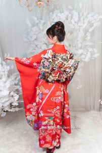 Kimono Cao Cấp Chuẩn Nhật Màu Đỏ Lễ Hội