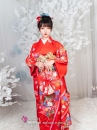 Kimono Cao Cấp Chuẩn Nhật Màu Đỏ Lễ Hội