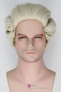 Tóc Giả Luật Sư - Tóc Quý Tộc - Màu Vàng