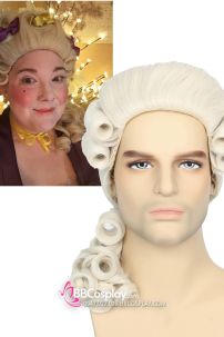 Tóc Giả Luật Sư - Tóc Quý Tộc - Màu Vàng