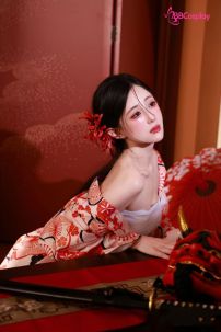 Áo Yukata Mẫu Đơn Tone Cam Hồng