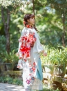 Kimono White Sky Bầu Trời Xanh