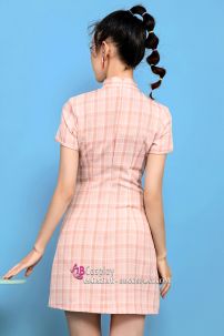 Sườn Xám 2024 Caro Hồng