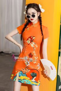 Sườn Xám Cách Tân Mai Hạ Cát 2023